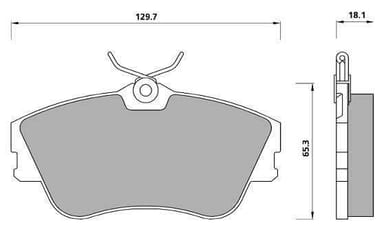 PREMIUM BRAKE PAD SET (4)