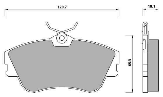 PREMIUM BRAKE PAD SET (4)