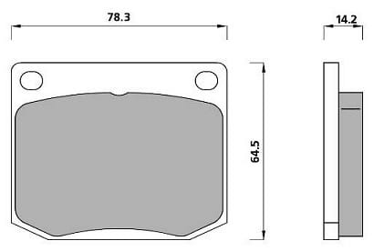 PREMIUM BRAKE PAD SET (4)