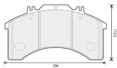 PREMIUM BRAKE PAD SET (4)