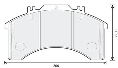PREMIUM BRAKE PAD SET (4)
