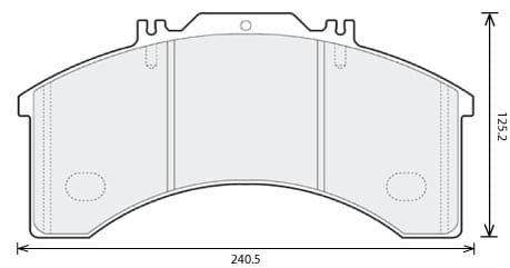PREMIUM BRAKE PAD SET (4)