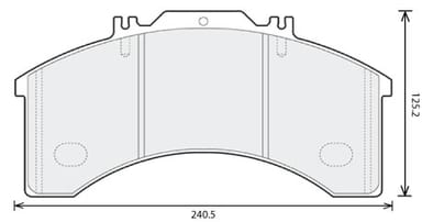 PREMIUM BRAKE PAD SET (4)