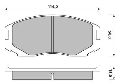 PREMIUM BRAKE PAD SET (4)