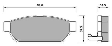 PREMIUM BRAKE PAD SET (4)