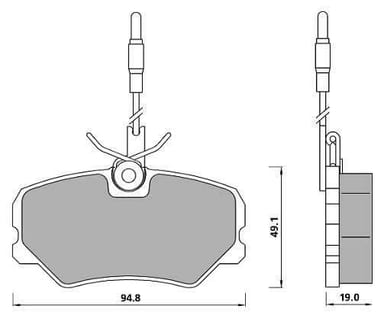 PREMIUM BRAKE PAD SET (4)