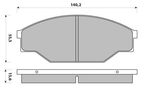 PREMIUM BRAKE PAD SET (4)