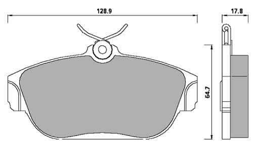 PREMIUM BRAKE PAD SET (4)