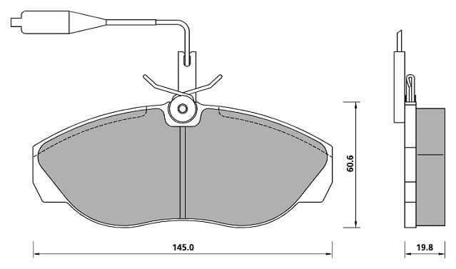 PREMIUM BRAKE PAD SET (4)