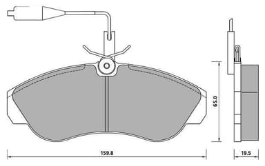 PREMIUM BRAKE PAD SET (4)