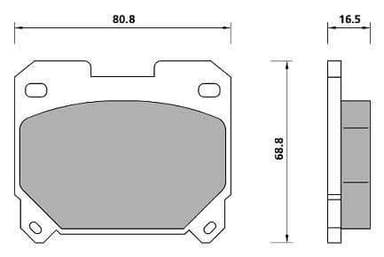 PREMIUM BRAKE PAD SET (4)