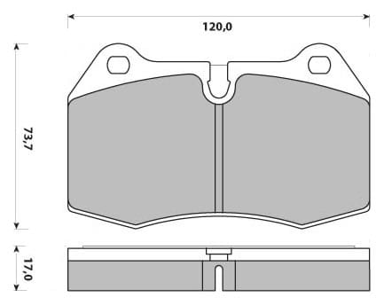 PREMIUM BRAKE PAD SET (4)