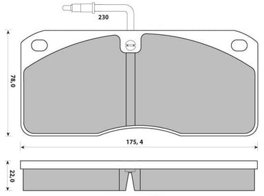 PREMIUM BRAKE PAD SET (4)