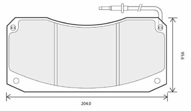 PREMIUM BRAKE PAD SET (4)