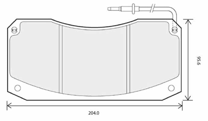 PREMIUM BRAKE PAD SET (4)