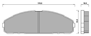 PREMIUM BRAKE PAD SET (4)