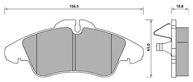 PREMIUM BRAKE PAD SET (4)