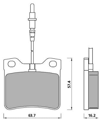 PREMIUM BRAKE PAD SET (4)