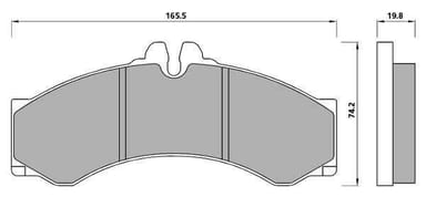 PREMIUM BRAKE PAD SET (4)