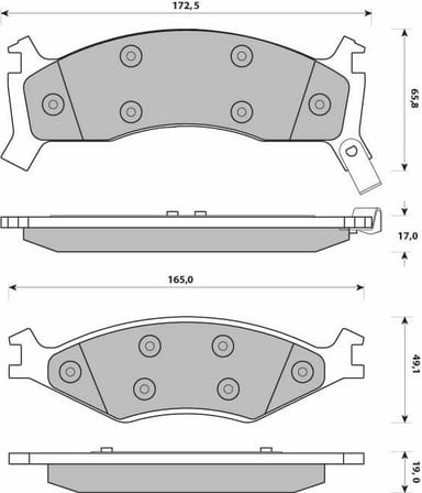 PREMIUM BRAKE PAD SET (4)