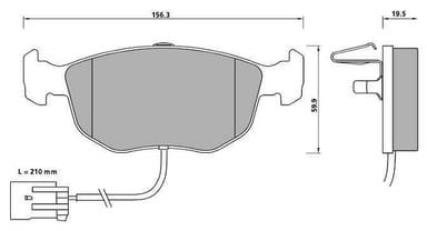 PREMIUM BRAKE PAD SET (4)