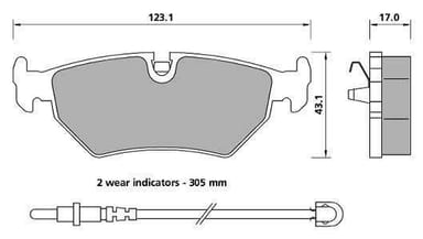 PREMIUM BRAKE PAD SET (4)