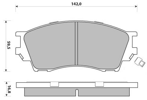 PREMIUM BRAKE PAD SET (4)
