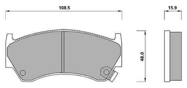 PREMIUM BRAKE PAD SET (4)