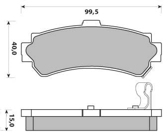 PREMIUM BRAKE PAD SET (4)