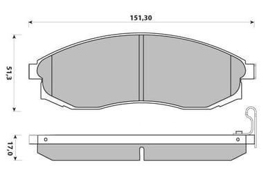 PREMIUM BRAKE PAD SET (4)