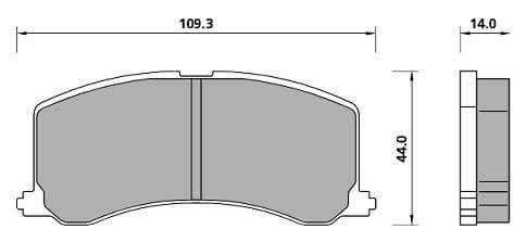 PREMIUM BRAKE PAD SET (4)