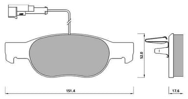 PREMIUM BRAKE PAD SET (4)