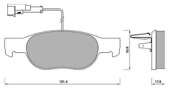 PREMIUM BRAKE PAD SET (4)
