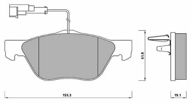 PREMIUM BRAKE PAD SET (4)