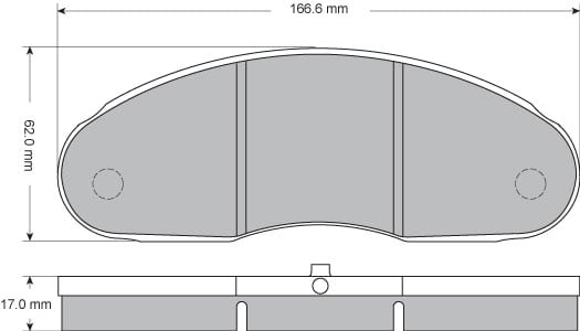 PREMIUM BRAKE PAD SET (4)
