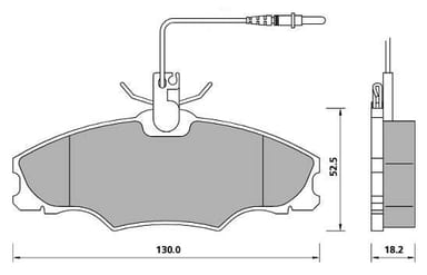 PREMIUM BRAKE PAD SET (4)