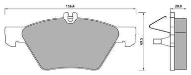 PREMIUM BRAKE PAD SET (4)