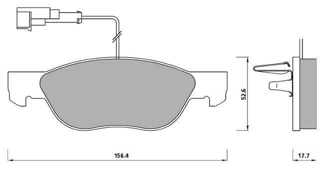 PREMIUM BRAKE PAD SET (4)