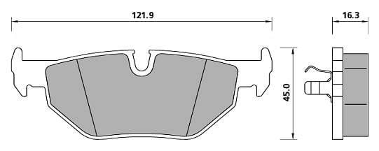 PREMIUM BRAKE PAD SET (4)