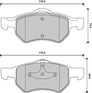 PREMIUM BRAKE PAD SET (4)