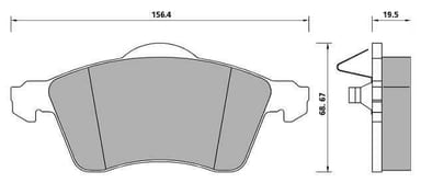 PREMIUM BRAKE PAD SET (4)