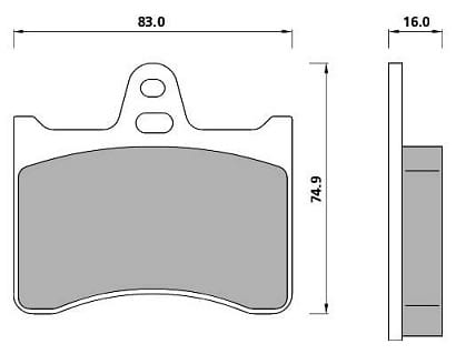 PREMIUM BRAKE PAD SET (4)