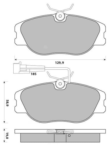 PREMIUM BRAKE PAD SET (4)