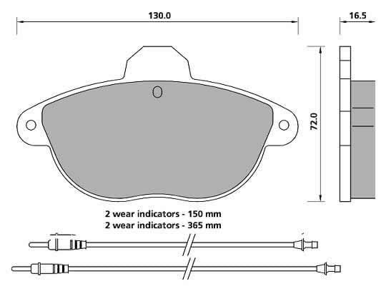 PREMIUM BRAKE PAD SET (4)