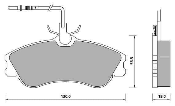 PREMIUM BRAKE PAD SET (4)