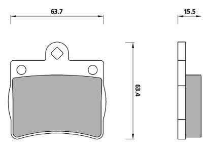 PREMIUM BRAKE PAD SET (4)