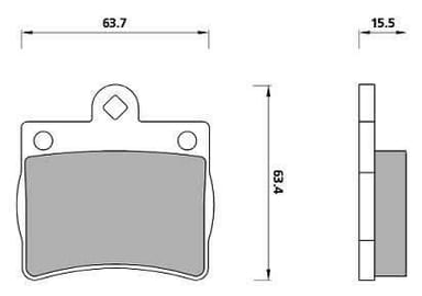 PREMIUM BRAKE PAD SET (4)