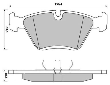 PREMIUM BRAKE PAD SET (4)