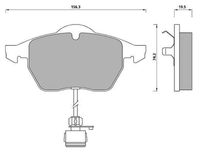 PREMIUM BRAKE PAD SET (4)
