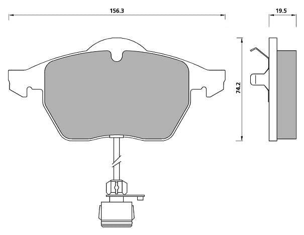 PREMIUM BRAKE PAD SET (4)